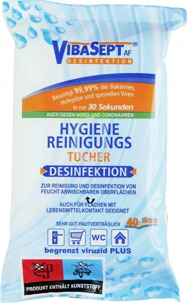 VibaSept Hygiene Reinigungstücher Desinfizierend 3 VibaSept Hygiene Reinigungstücher Desinfizierend