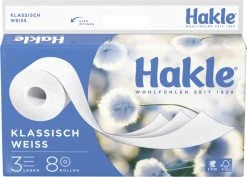 Hakle Klassisch Weiß Toilettenpapier 3-lagig