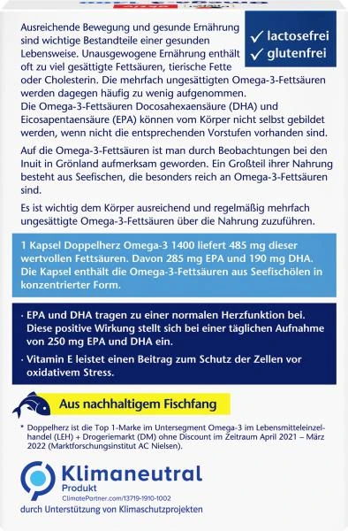 Doppelherz Aktiv Omega-3 1400 – Bild 3