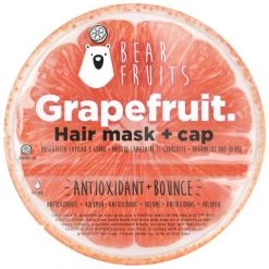 Bear Fruits Grapefruit Antioxidans + Volumen Haarmaske Mit Haube