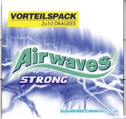 Airwaves Strong Kaugummi Zuckerfrei