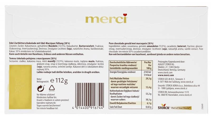 &merci Merci Tafel Edel-Marzipan 4 &merci Merci Tafel Edel-Marzipan – Bild 2