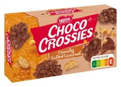 Nestlé® Nestlé Choco Crossies Crunchy Salted Caramel, Umhüllt Von Milchschokolade