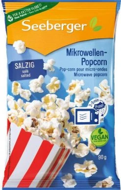 Seeberger Mikrowellen Popcorn Salzig