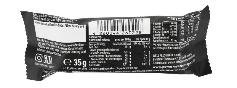Power System 32% Protein Bite Power Banane Geschmack – Bild 2