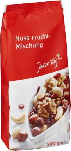 Jeden Tag Nuss-Frucht-Mischung