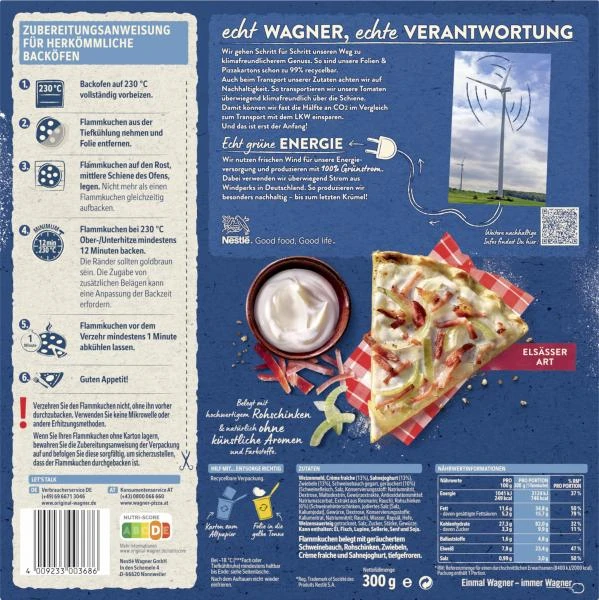 Original Wagner Flammkuchen Elsässer Art 4 Original Wagner Flammkuchen Elsässer Art – Bild 2