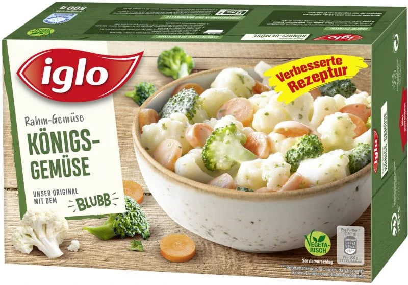 Iglo Rahm-Gemüse Königsgemüse