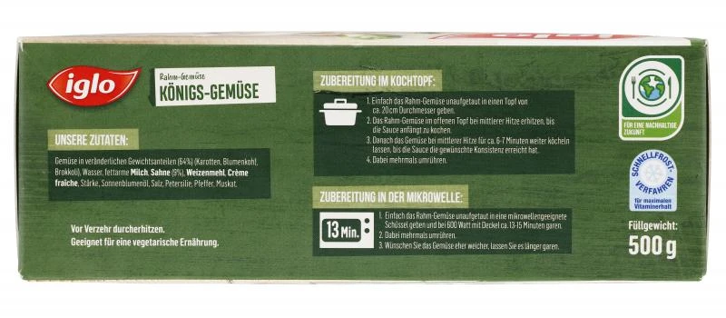 Iglo Rahm-Gemüse Königsgemüse – Bild 4
