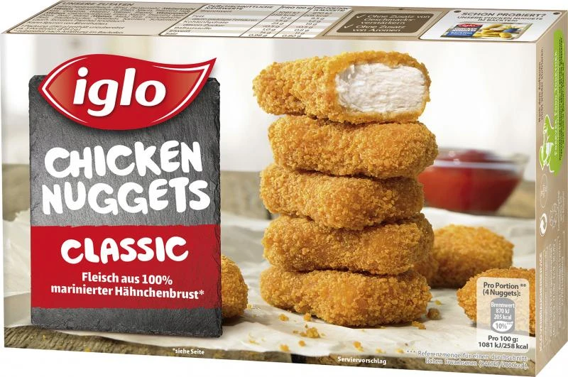Iglo Chicken Nuggets Classic 3 Iglo Chicken Nuggets Classic