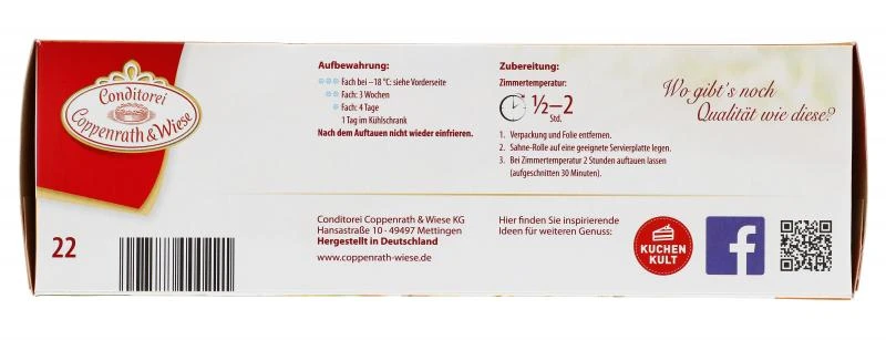 Coppenrath & Wiese Sahne-Rolle Käse-Sahne Mit Mandarinen – Bild 3