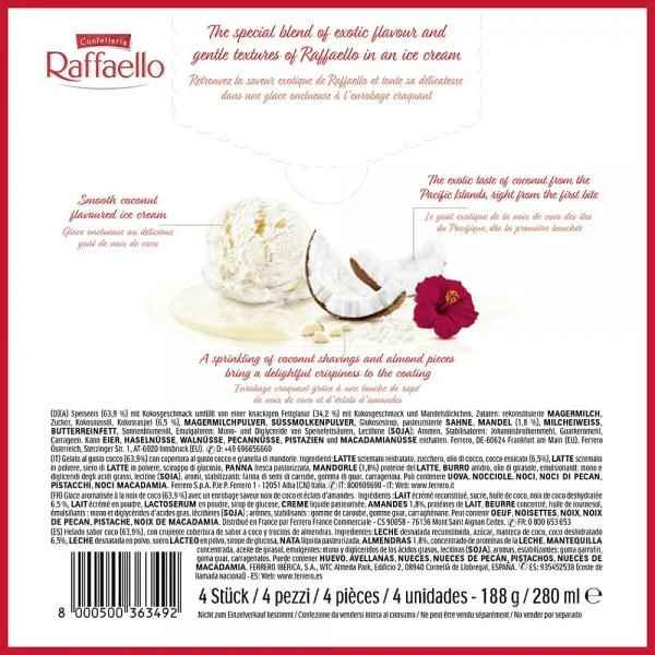 Ferrero Raffaello Eis – Bild 3