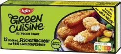 Iglo Green Cuisine Vegane 'Fischstäbchen' Aus Reis Und Weizen