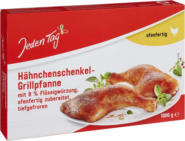 Jeden Tag Hähnchenschenkel-Grillpfanne 3 Jeden Tag Hähnchenschenkel-Grillpfanne