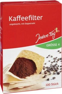 Jeden Tag Kaffeefilter Größe 4
