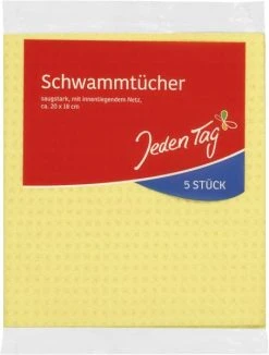 Jeden Tag Schwammtücher 5 Stück